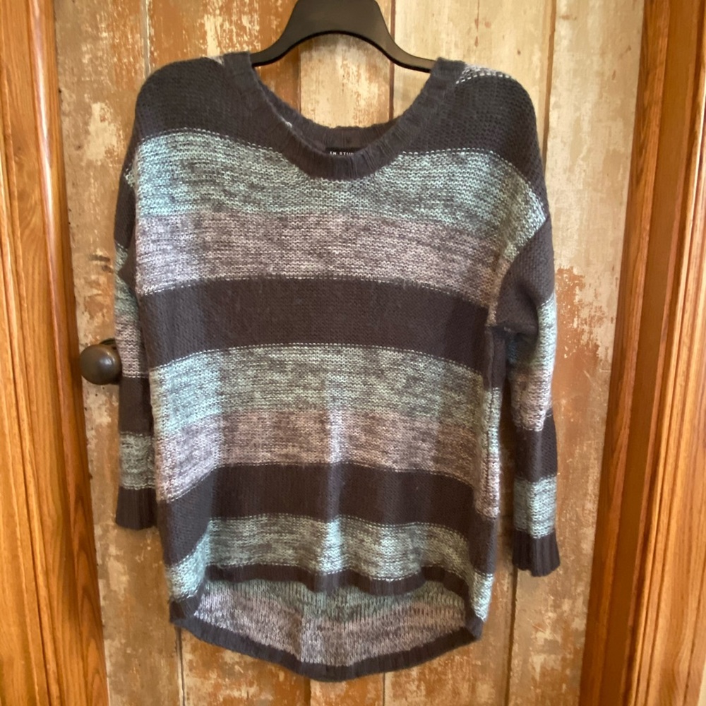 Grey & Blue Sweater